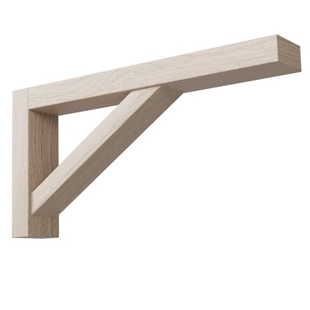 Designs Of Distinction Lexington Bar Bracket - Narrow, White Oak 01605007WK1